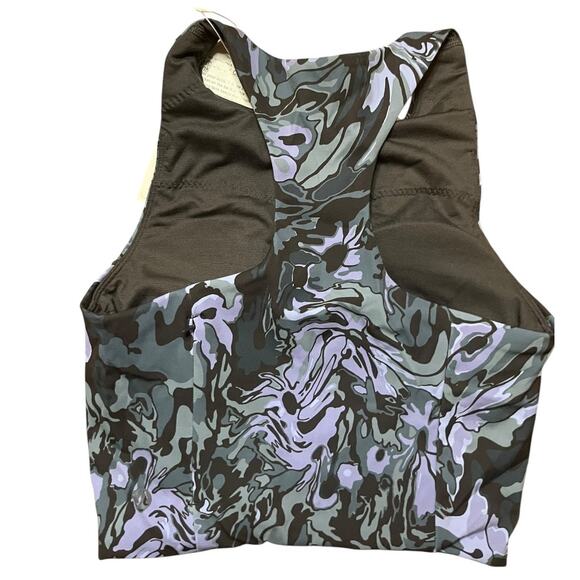 Lululemon Swift Speed Cropped Tank Top B/C Cup Size 4 Flower Meld Multi - Picture 3 of 6